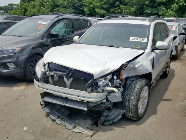 4S4BRDKC9B2342580 - 2011 SUBARU OUTBACK 3. WHITE photo 2