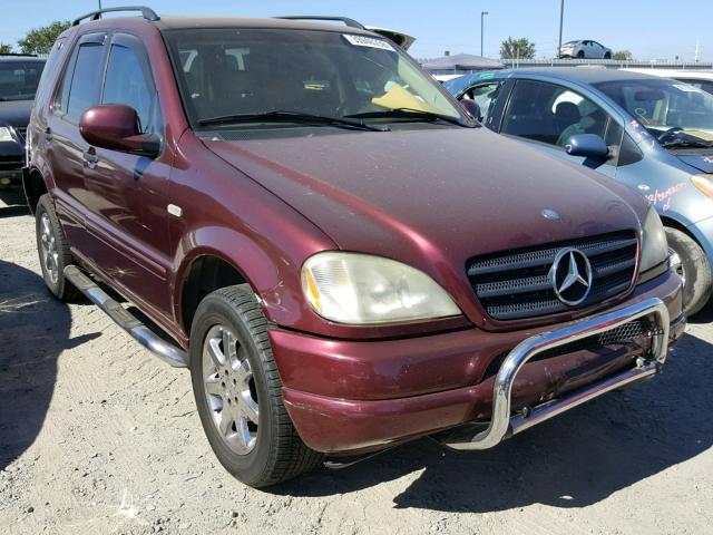 4JGAB72E3XA133903 - 1999 MERCEDES-BENZ ML 430 BURGUNDY photo 1