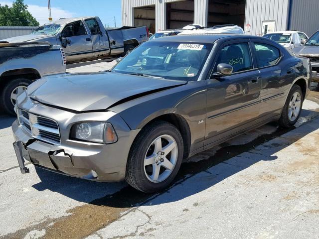 2B3CA3CV9AH227186 - 2010 DODGE CHARGER SX GRAY photo 2