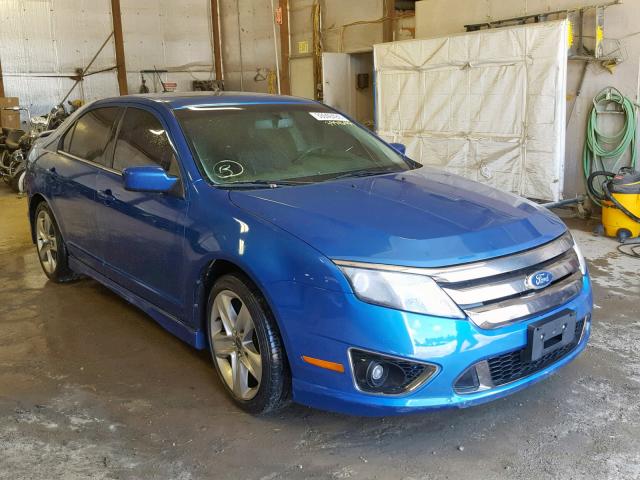 3FAHP0KC2BR112006 - 2011 FORD FUSION SPO BLUE photo 1