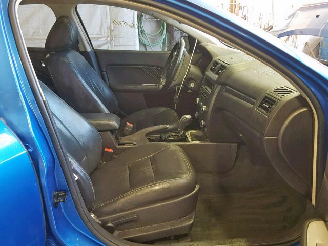 3FAHP0KC2BR112006 - 2011 FORD FUSION SPO BLUE photo 5