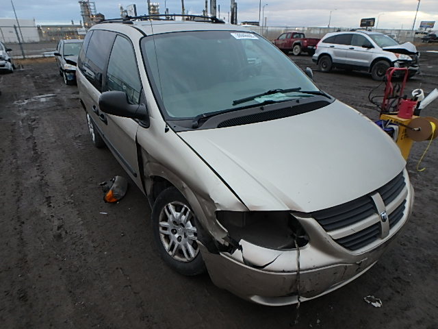 1D4GP25R05B214854 - 2005 DODGE CARAVAN SE BEIGE photo 1