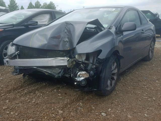 2HGFG12959H535701 - 2009 HONDA CIVIC EXL GRAY photo 2