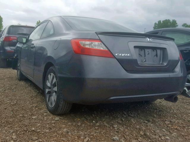 2HGFG12959H535701 - 2009 HONDA CIVIC EXL GRAY photo 3