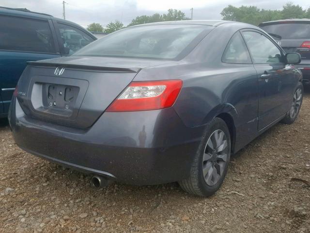 2HGFG12959H535701 - 2009 HONDA CIVIC EXL GRAY photo 4