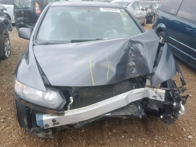 2HGFG12959H535701 - 2009 HONDA CIVIC EXL GRAY photo 7