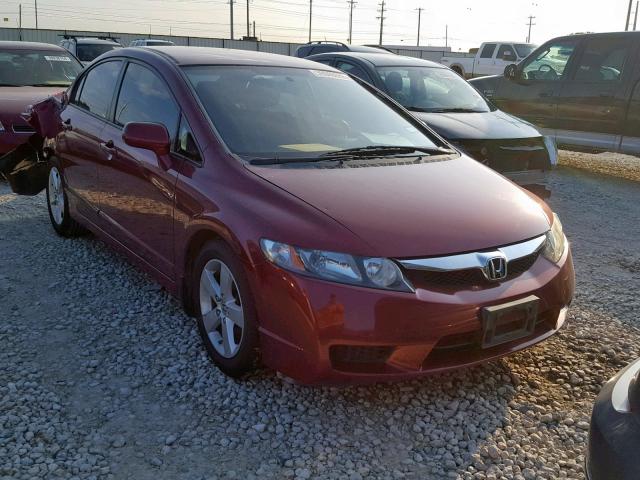 2HGFA1F60BH547312 - 2011 HONDA CIVIC LX-S أحمر صورة 1
