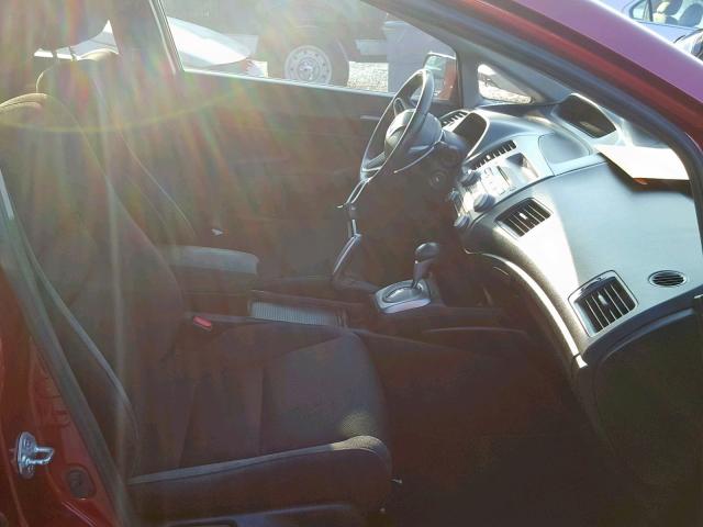 2HGFA1F60BH547312 - 2011 HONDA CIVIC LX-S أحمر صورة 5