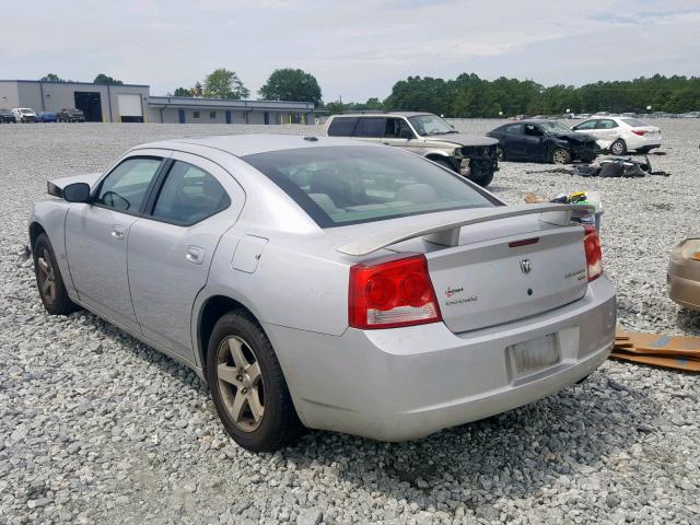 2B3KA33V59H554997 - 2009 DODGE CHARGER SX SILVER photo 3