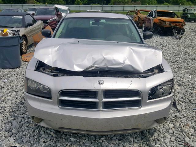 2B3KA33V59H554997 - 2009 DODGE CHARGER SX SILVER photo 9