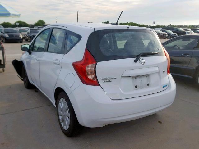 3N1CE2CP6GL354432 - 2016 NISSAN VERSA NOTE WHITE photo 3