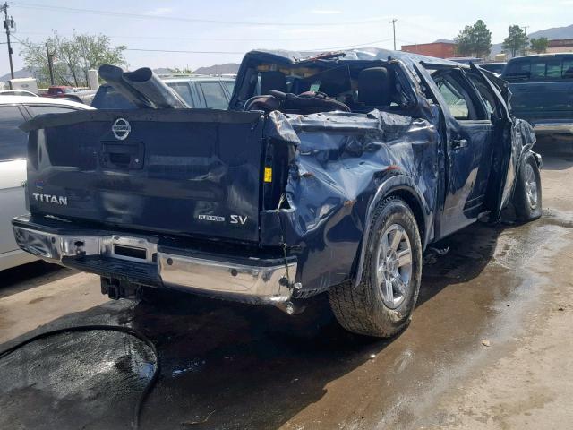 1N6BA0ED7FN506256 - 2015 NISSAN TITAN S BLUE photo 4