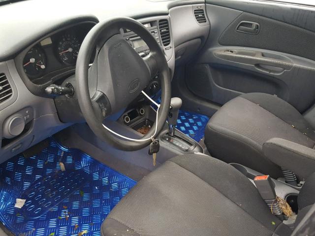 KNADE123866152482 - 2006 KIA RIO BLUE photo 5