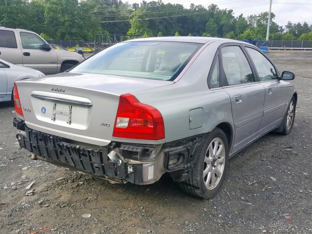 YV1TH59H041382892 - 2004 VOLVO S80 2.5T GREEN photo 4