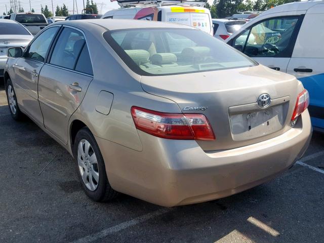 4T1BE46KX7U027117 - 2007 TOYOTA CAMRY NEW GOLD photo 3