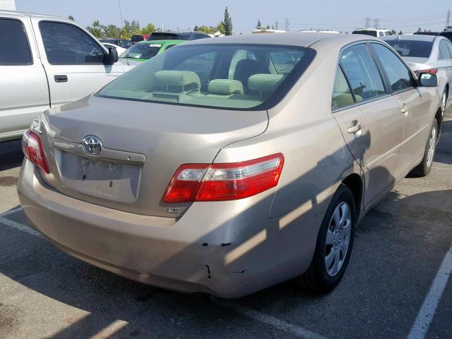 4T1BE46KX7U027117 - 2007 TOYOTA CAMRY NEW GOLD photo 4