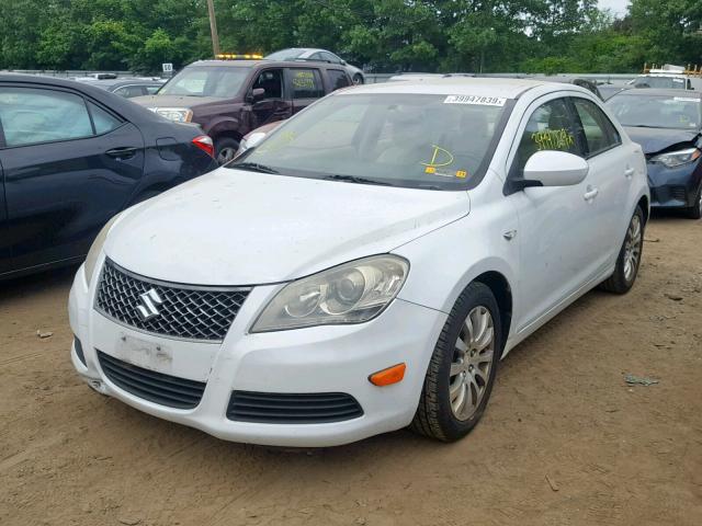 JS2RF9A3XA6100694 - 2010 SUZUKI KIZASHI SE WHITE photo 2