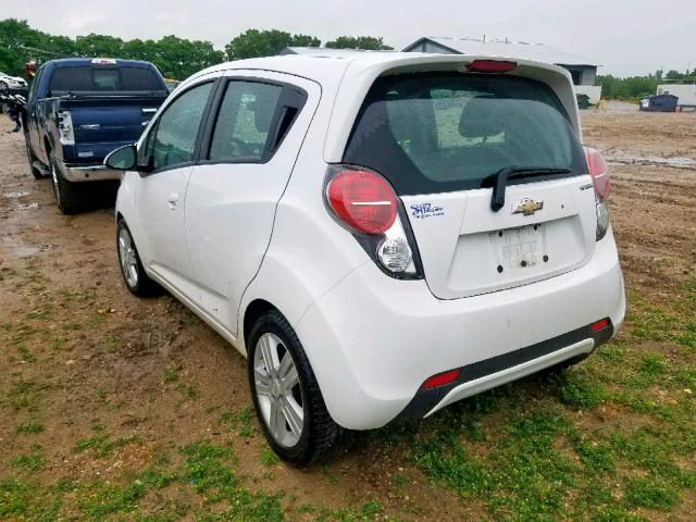 KL8CD6S95FC787852 - 2015 CHEVROLET SPARK 1LT WHITE photo 3