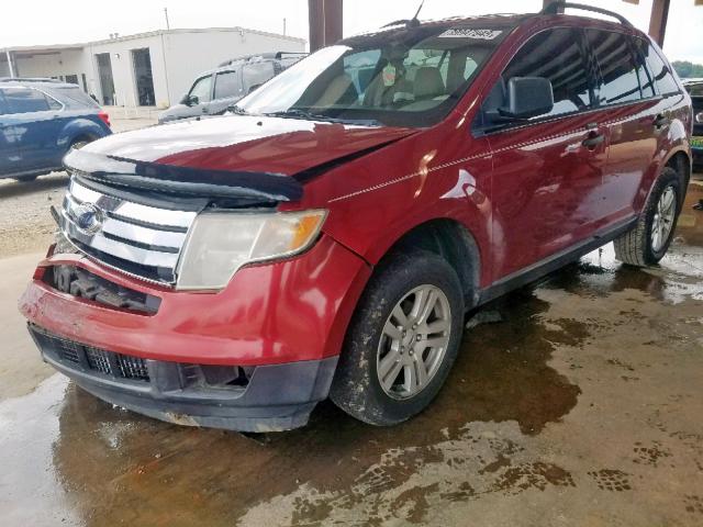 2FMDK36C98BB26636 - 2008 FORD EDGE SE RED photo 2