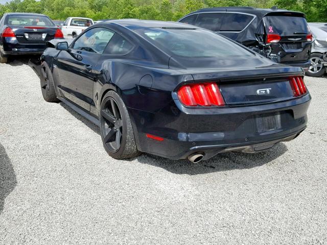 1FA6P8CF6F5417001 - 2015 FORD MUSTANG GT BLACK photo 3