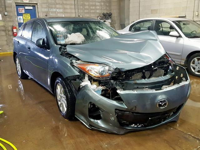 JM1BL1L7XC1657420 - 2012 MAZDA 3 I GRAY photo 1