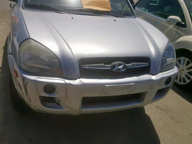 KM8JM12BX6U468392 - 2006 HYUNDAI TUCSON GL SILVER photo 7