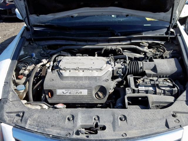 1HGCP3F82BA800093 - 2011 HONDA ACCORD EXL WHITE photo 7