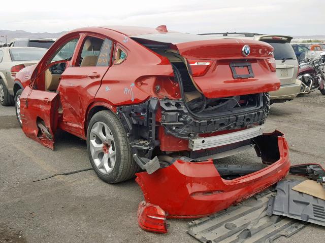 5UXXW3C50F0M88590 - 2015 BMW X4 XDRIVE2 RED photo 3