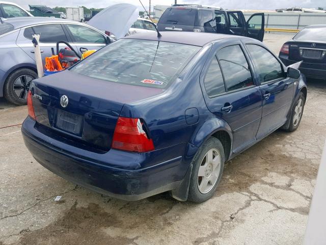 3VWSB69M92M174965 - 2002 VOLKSWAGEN JETTA GLS BLUE photo 4