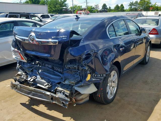 1G4GD5ED0BF202554 - 2011 BUICK LACROSSE C BLUE photo 4