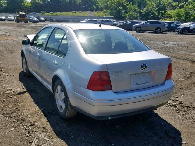 3VWSK69M92M150732 - 2002 VOLKSWAGEN JETTA GLS SILVER photo 3