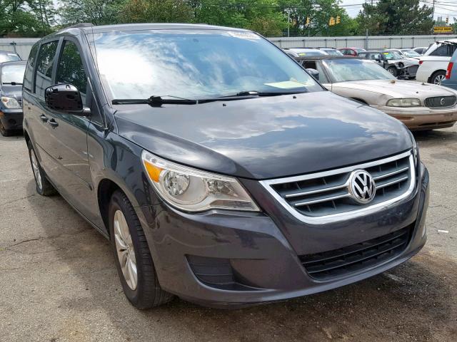 2C4RVABGXCR355065 - 2012 VOLKSWAGEN ROUTAN SE GRAY photo 1