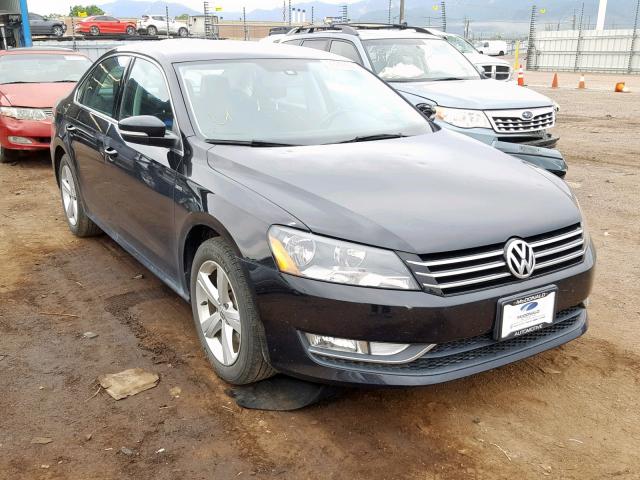 1VWAT7A31FC111724 - 2015 VOLKSWAGEN PASSAT S BLACK photo 1