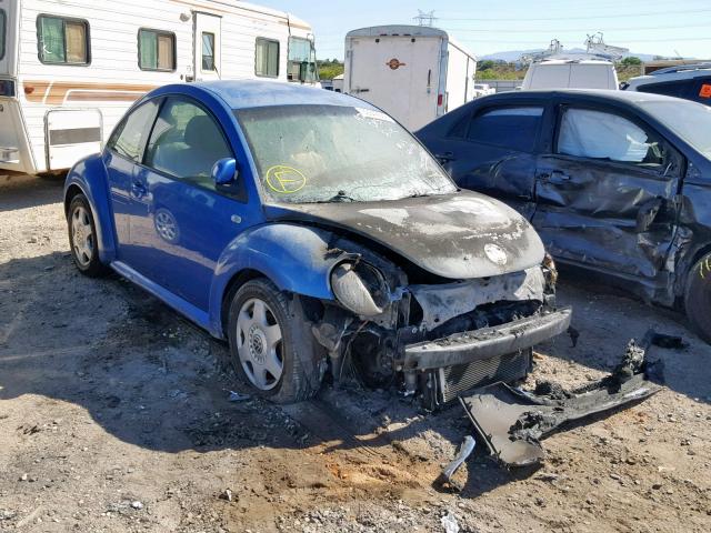 3VWCC21C0XM402615 - 1999 VOLKSWAGEN NEW BEETLE ლურჯი ფოტო 1