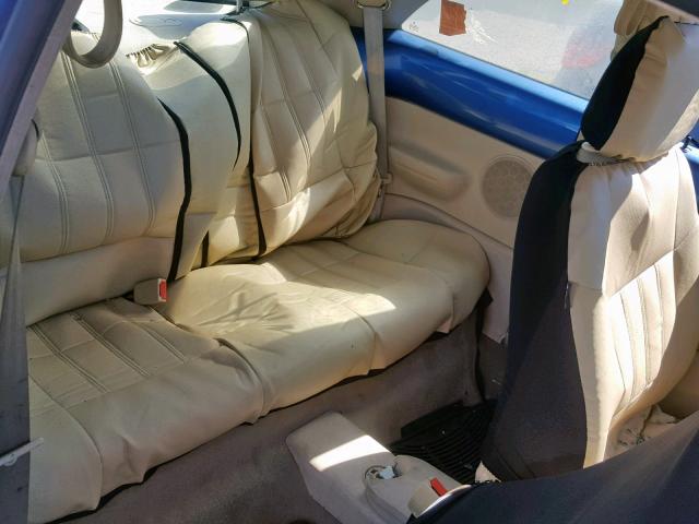 3VWCC21C0XM402615 - 1999 VOLKSWAGEN NEW BEETLE ლურჯი ფოტო 6