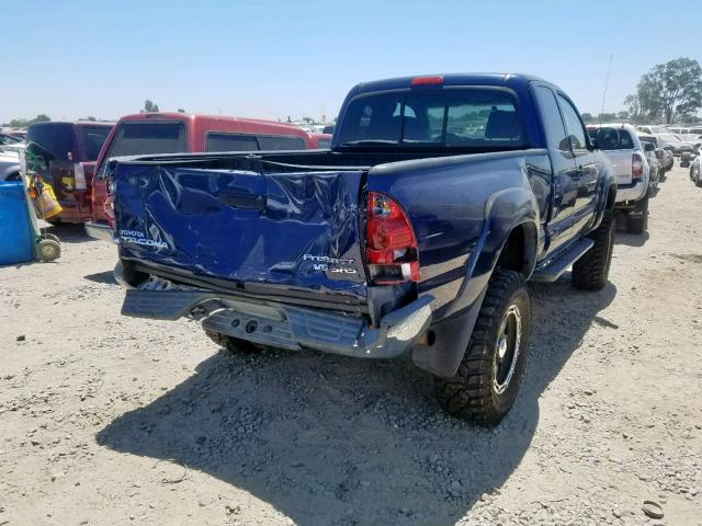 5TETU62N25Z081216 - 2005 TOYOTA TACOMA PRE BLACK photo 4