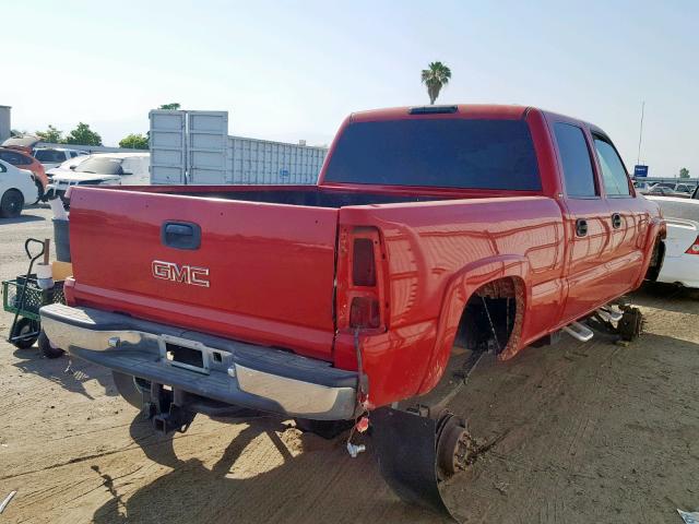 1GTGC13U72F116077 - 2002 GMC SIERRA C15 RED photo 4