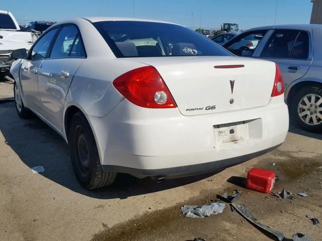 1G2ZF57B984249626 - 2008 PONTIAC G6 VALUE L WHITE photo 3