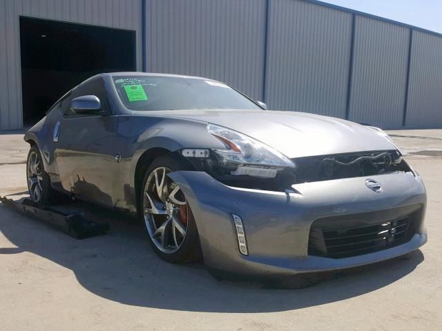 JN1AZ4EHXFM441817 - 2015 NISSAN 370Z BASE GRAY photo 1