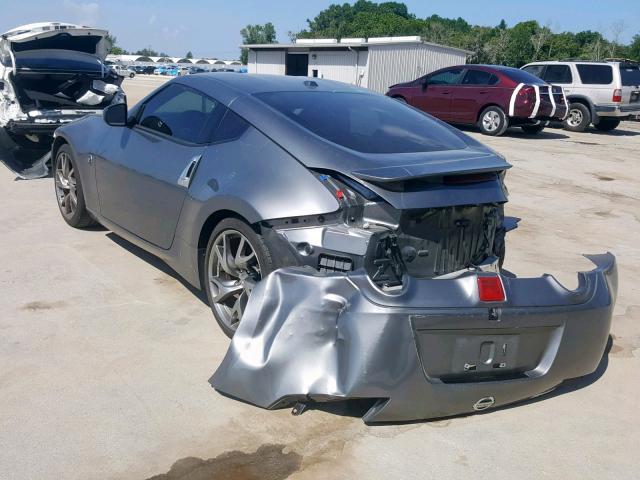 JN1AZ4EHXFM441817 - 2015 NISSAN 370Z BASE GRAY photo 3