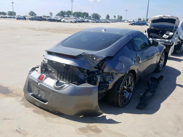 JN1AZ4EHXFM441817 - 2015 NISSAN 370Z BASE GRAY photo 4