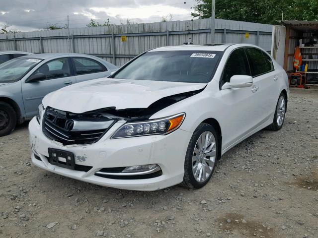 JH4KC1F91EC003618 - 2014 ACURA RLX ADVANC თეთრი ფოტო 2