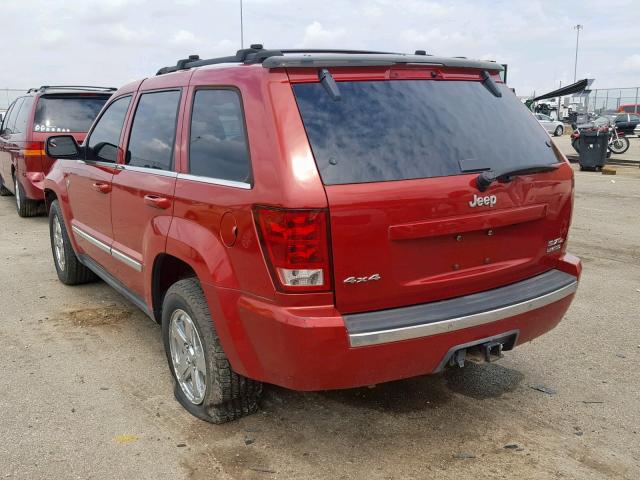 1J4HR58275C622672 - 2005 JEEP GRAND CHER RED photo 3