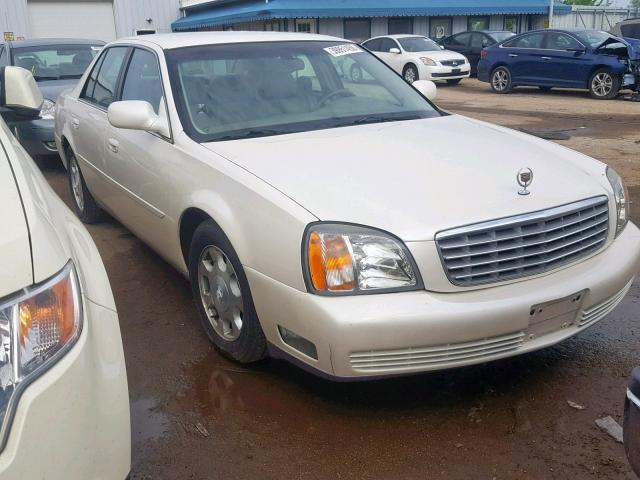 1G6KD54Y12U158551 - 2002 CADILLAC DEVILLE WHITE photo 1