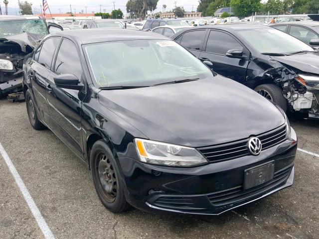 3VW2K7AJ7CM356060 - 2012 VOLKSWAGEN JETTA BASE BLACK photo 1