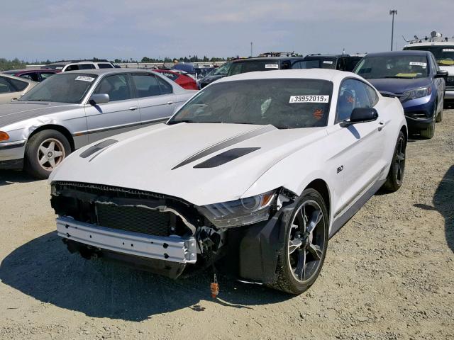 1FA6P8CF8H5272823 - 2017 FORD MUSTANG GT WHITE photo 2