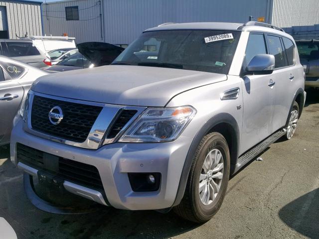 JN8AY2ND3H9003071 - 2017 NISSAN ARMADA SV SILVER photo 2