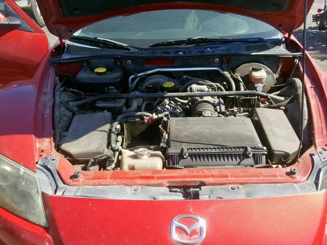 JM1FE17N540129053 - 2004 MAZDA RX8 RED photo 7