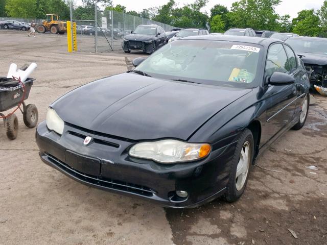 2G1WX12K439414069 - 2003 CHEVROLET MONTE CARL BLACK photo 2