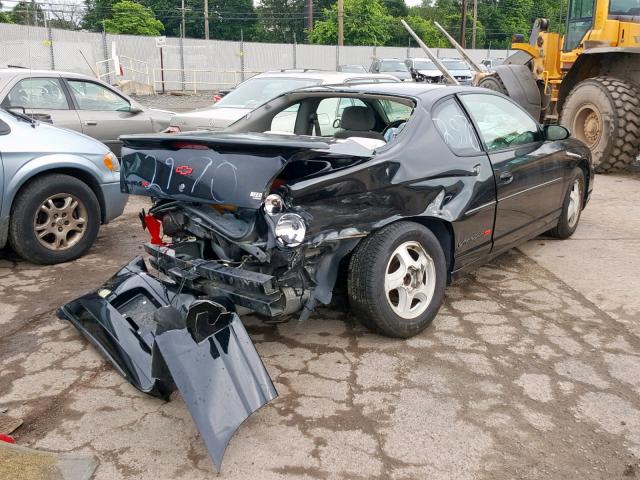 2G1WX12K439414069 - 2003 CHEVROLET MONTE CARL BLACK photo 4